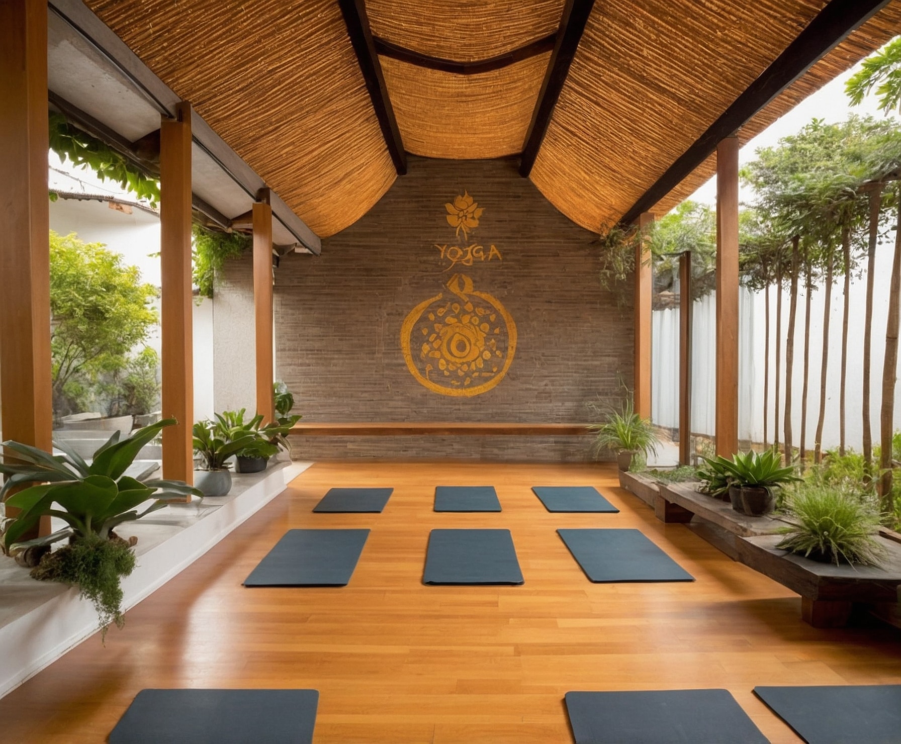 Diseño web limpio y relajante para centro de yoga